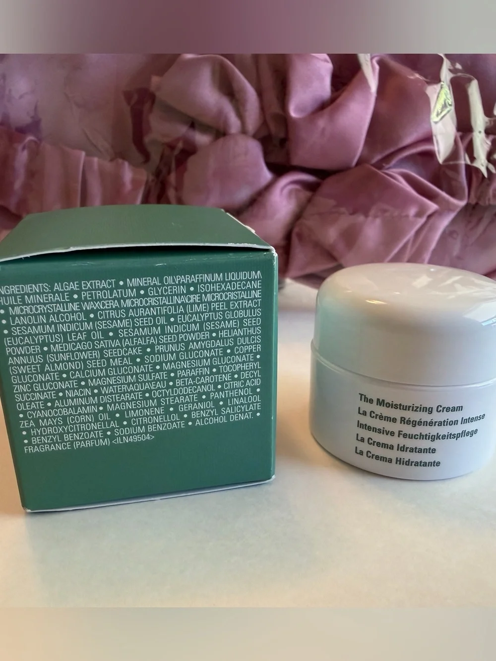 La Mer Crème de la Mer Moisturizing Cream with Satin Eye Mask & Scrunchie Set
